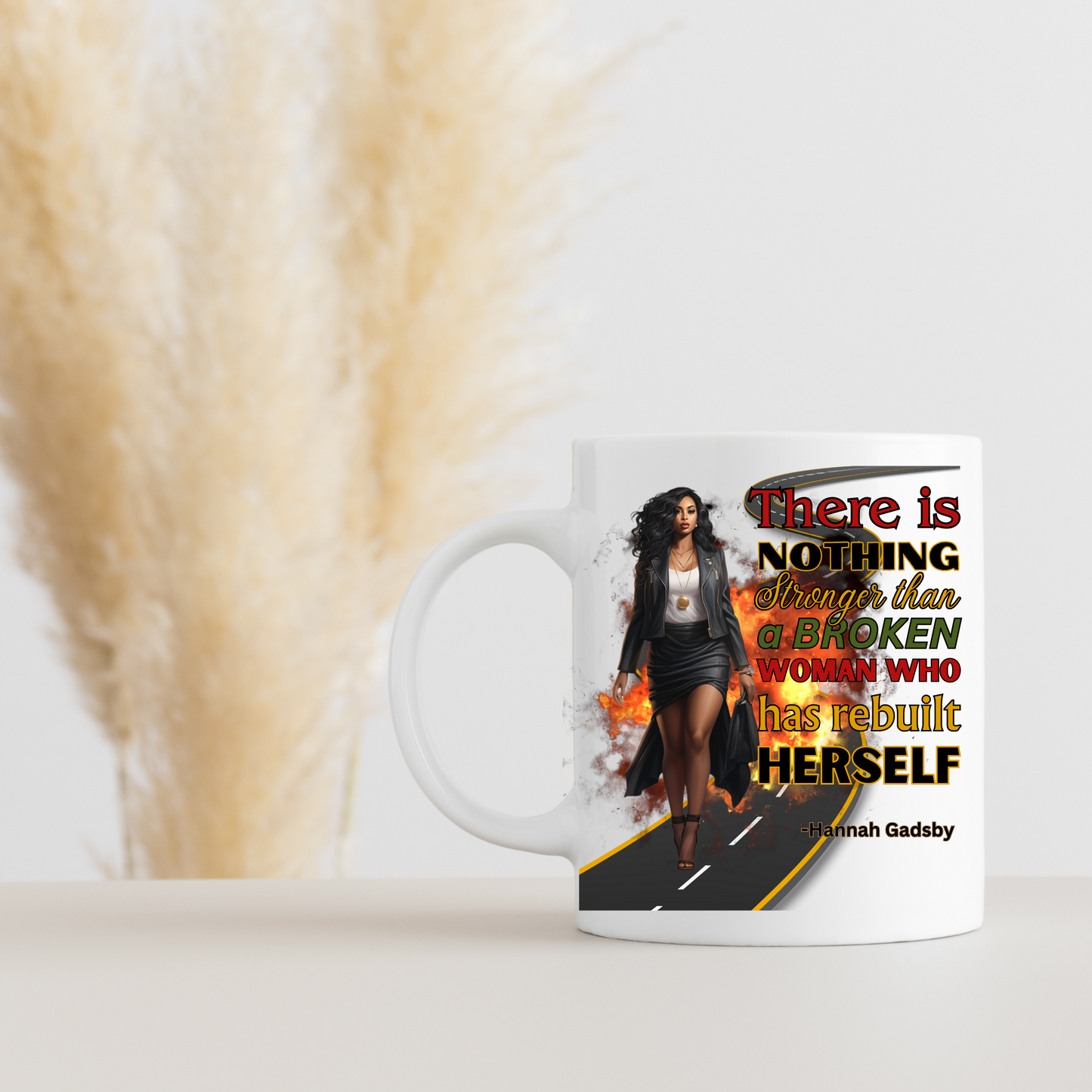 15oz Ceramic Mug-Strong Woman