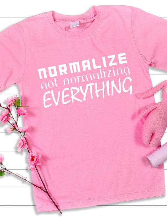 Normalize NOT Normalizing